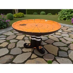 New Ceramic Halloween Orange Witches Legs Dessert / Cake & Cupcake Party Stand